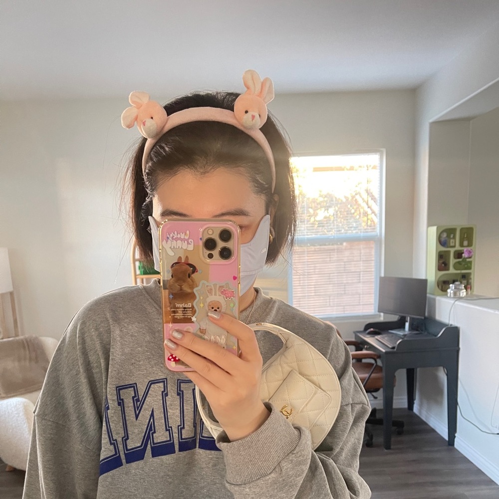 Pink Rabbit headband｜Adult or child ｜Super Cute
